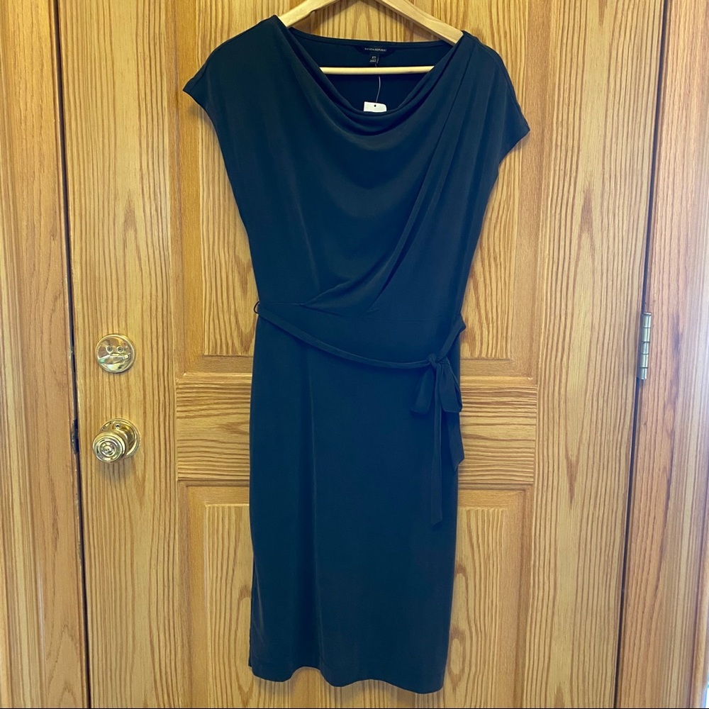 NWT Banana Republic Charcoal Gray Dress XS